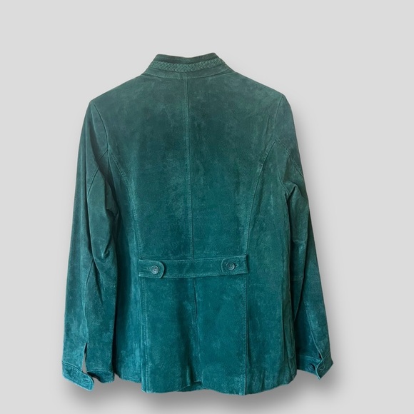 Dennis Basso Green Solid Coats, Jackets & Vests for Women - Picture 2 of 5